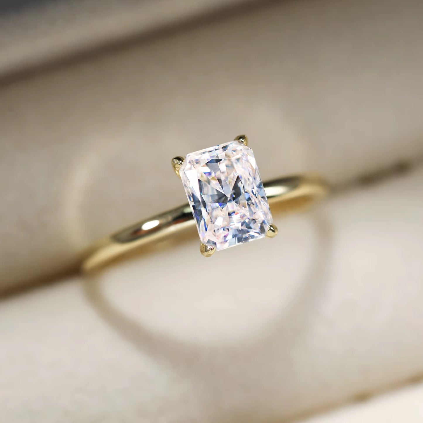Soleil Solitaire Ring