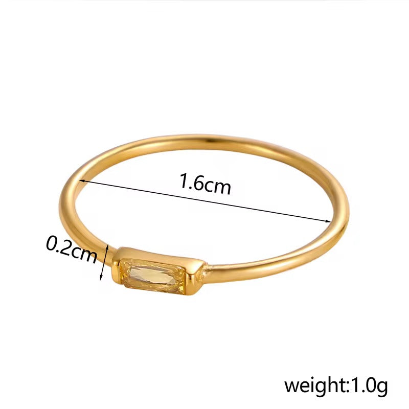 Eterna Birthstone Rings