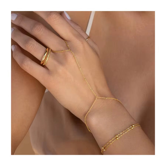 Grace Hand Chain - Gold