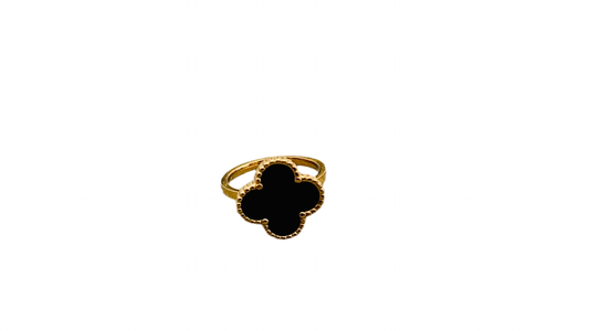 Clover Ring - Black