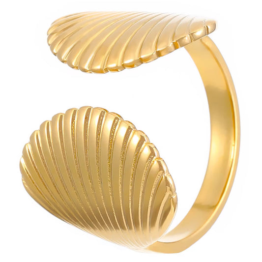 Shylin Shell Open Ring