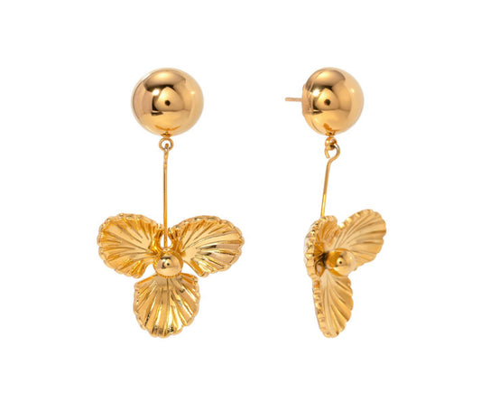 Flower Drop Earrings