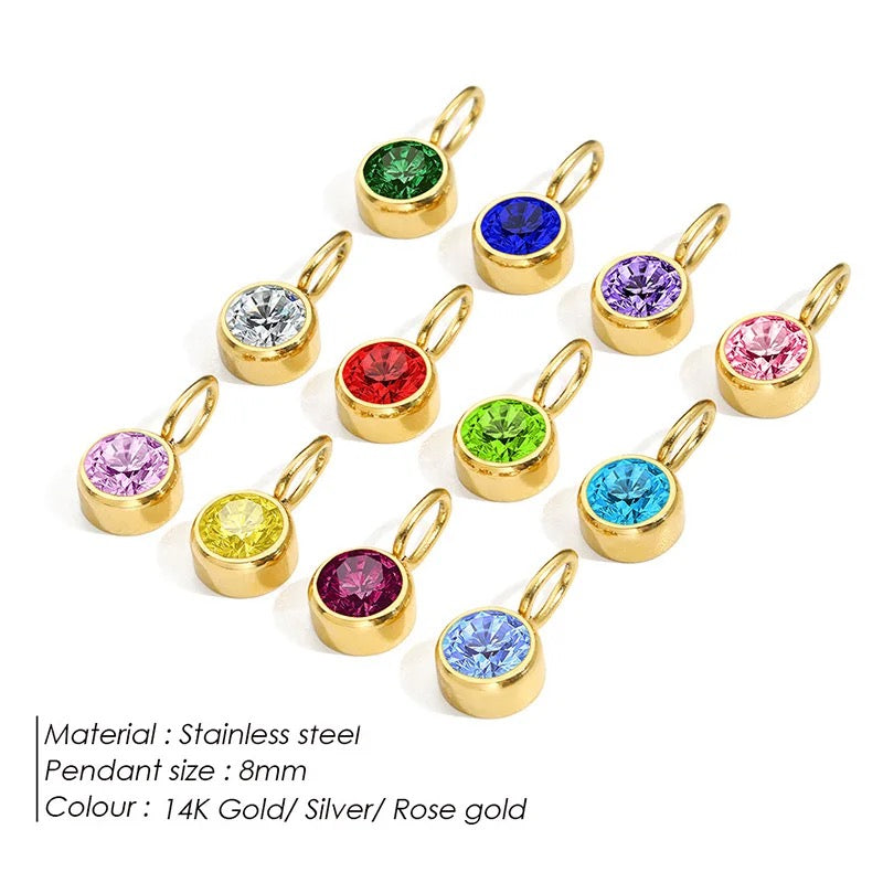 Birth Stones Charms