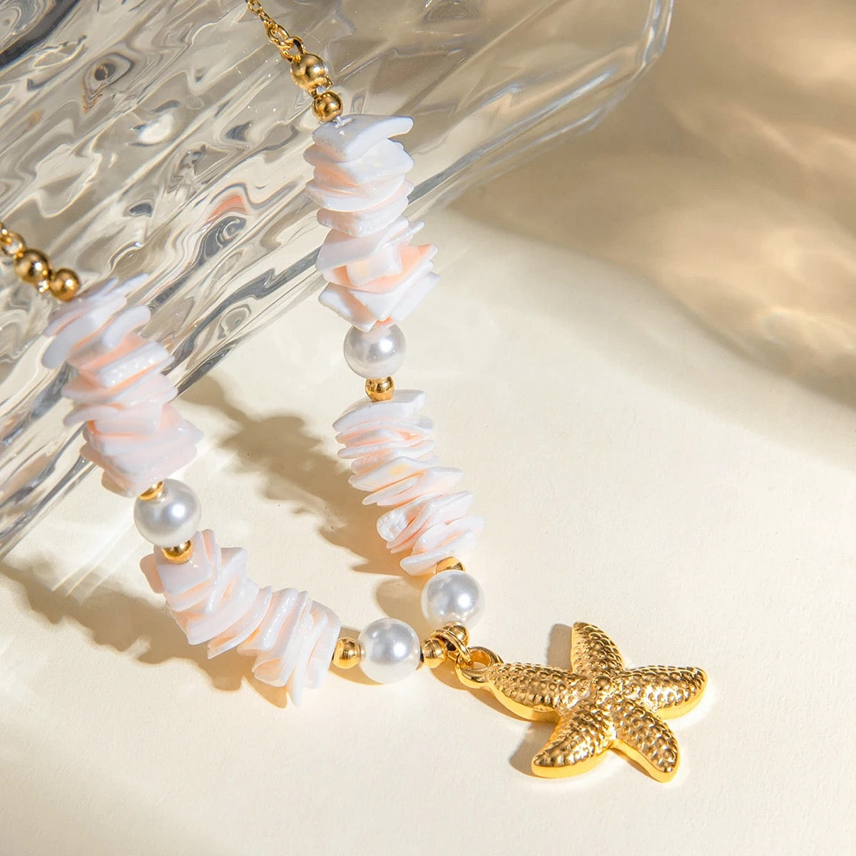 Starfish Shell Necklace