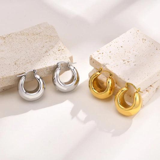 Chunky Moon Earrings