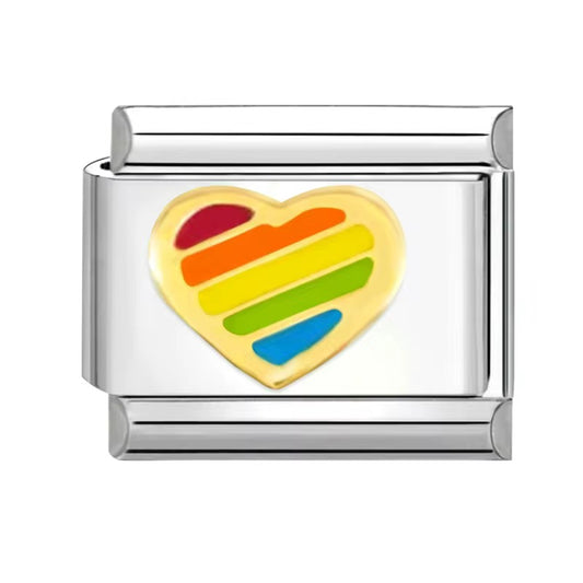 Love Stainless Steel Italian Charm
