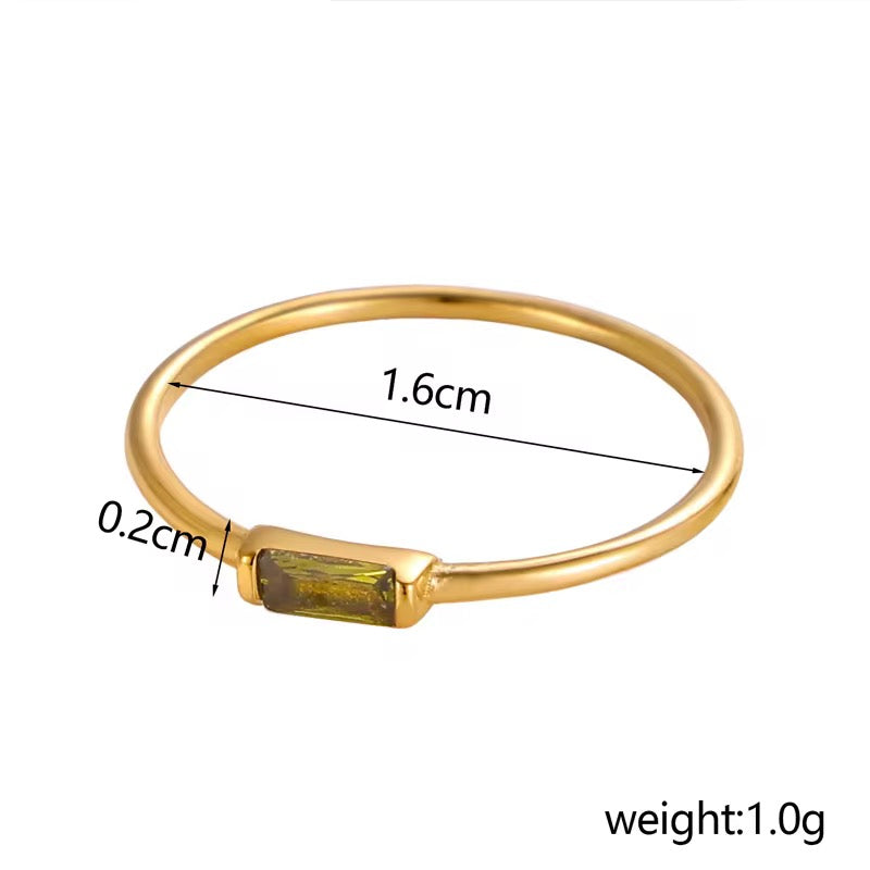 Eterna Birthstone Rings