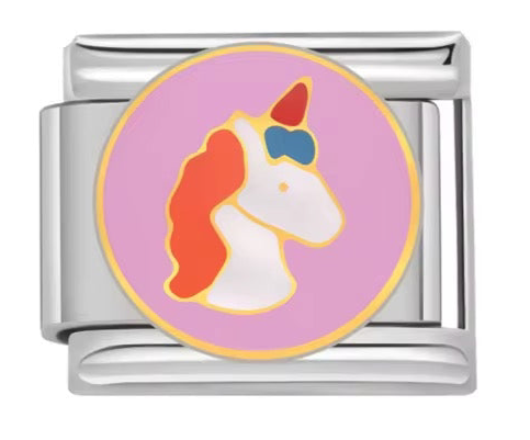 Unicorn Stainless Steel Italian Charm