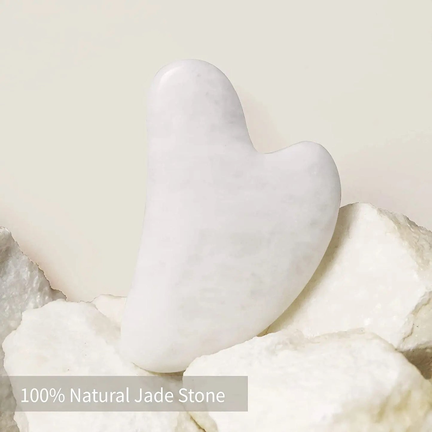 Gua Sha and Roller Set - White Jade Roller