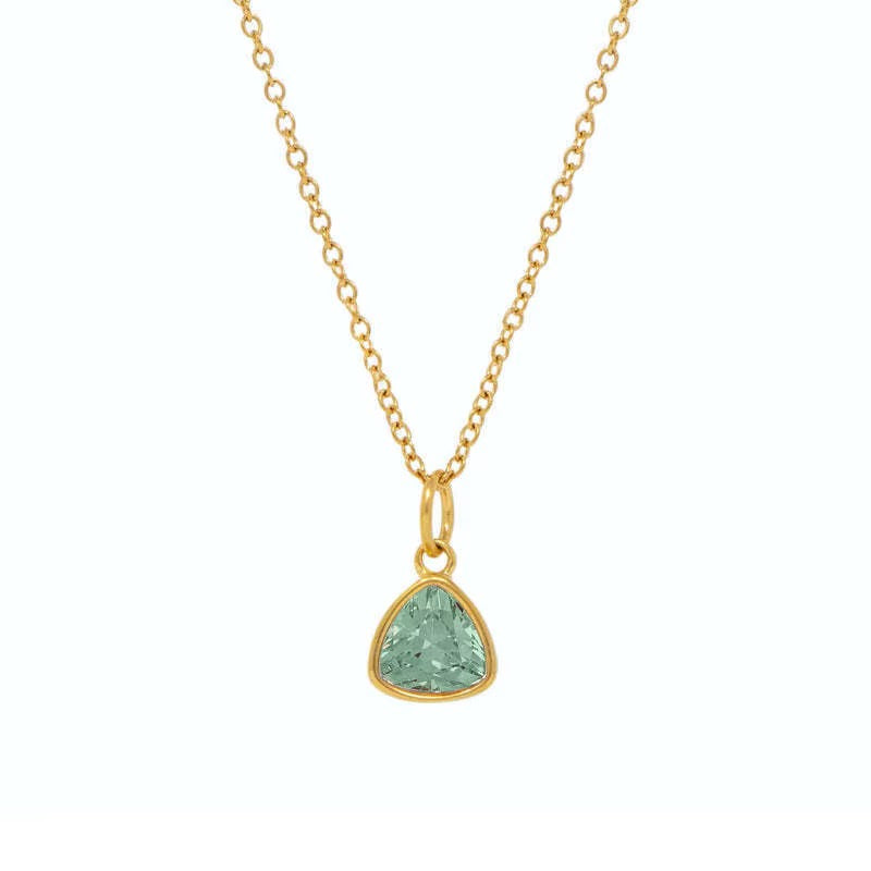 Tria Birthstone Necklace