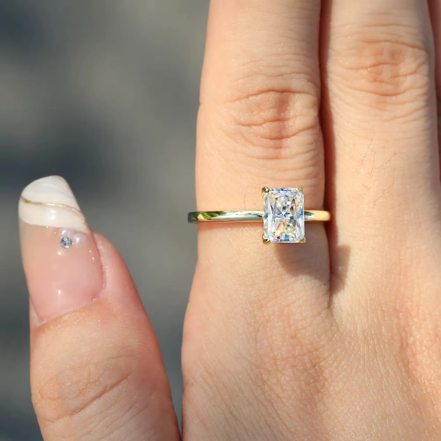 Soleil Solitaire Ring