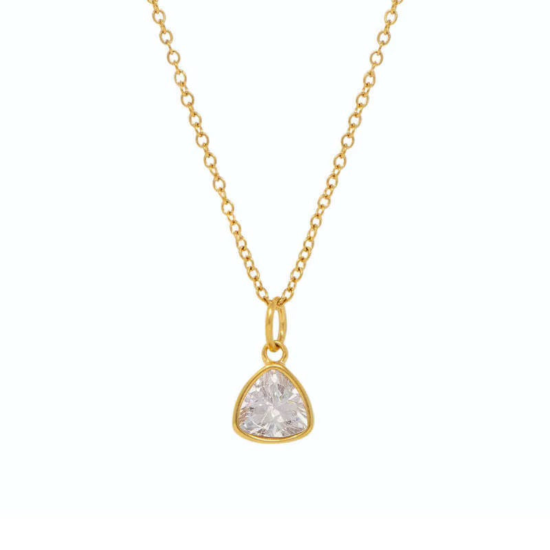 Tria Birthstone Necklace