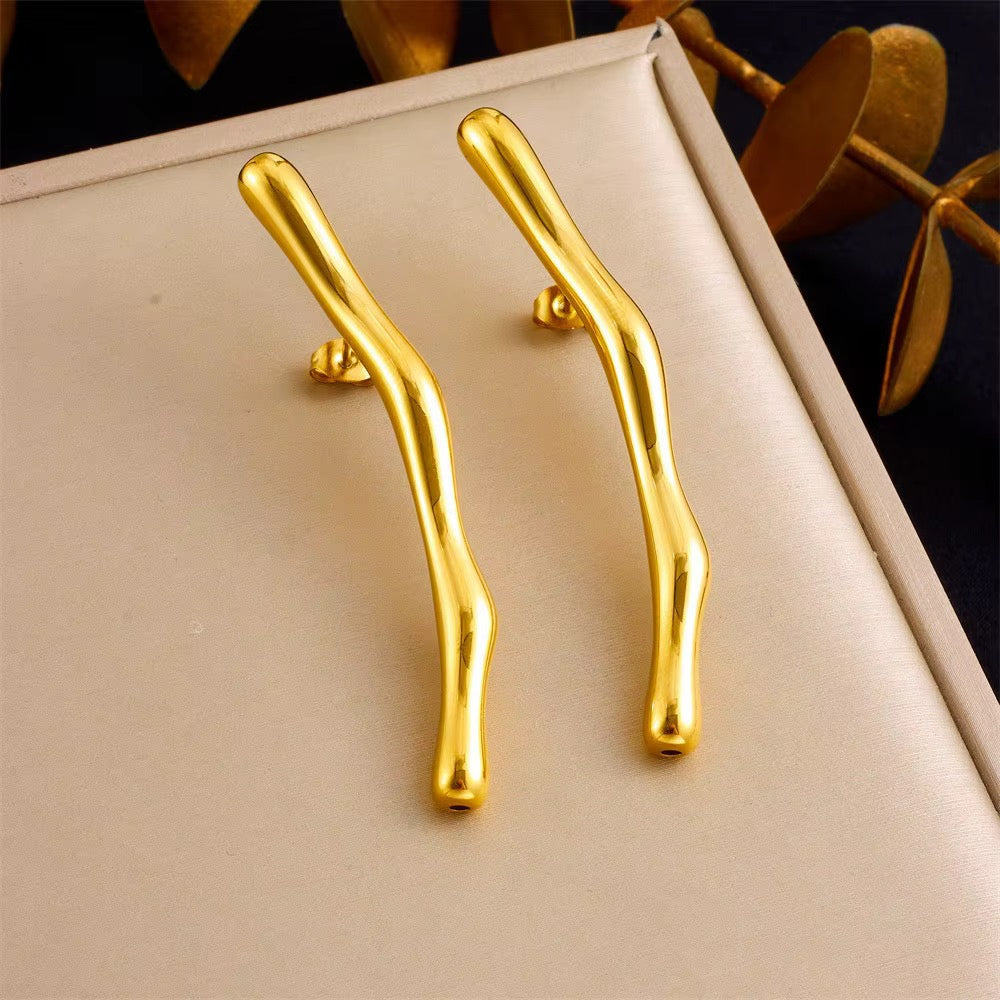 Molten Gold Earrings