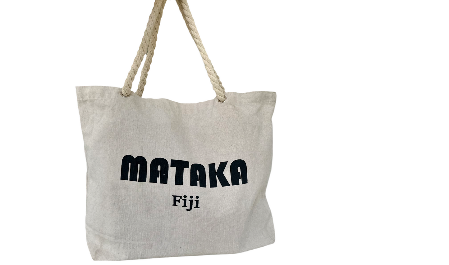 Mataka Fiji Tote - Beige