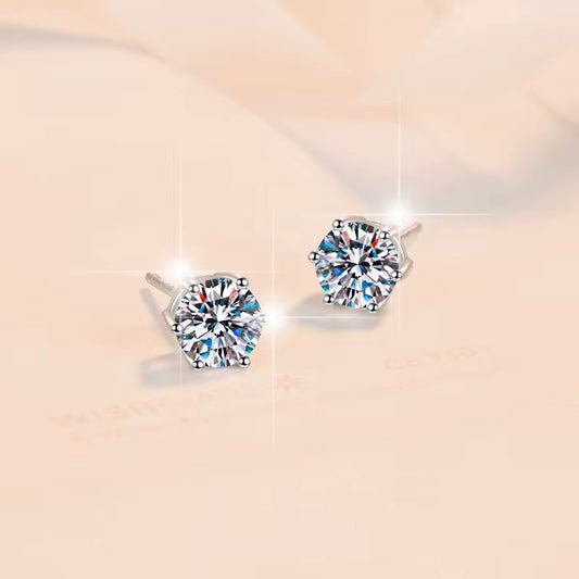 Aamira 1ct Moissanite Earrings