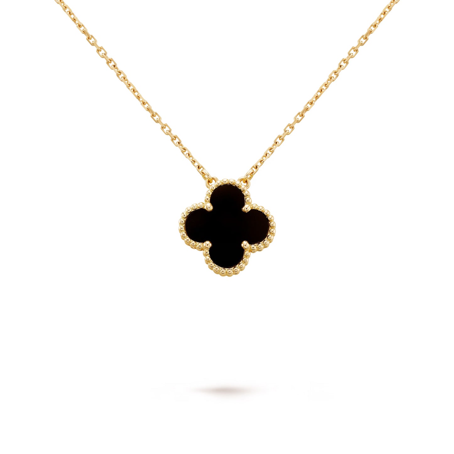 Clover Necklace - Black