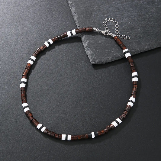 Brown Surfer Necklace