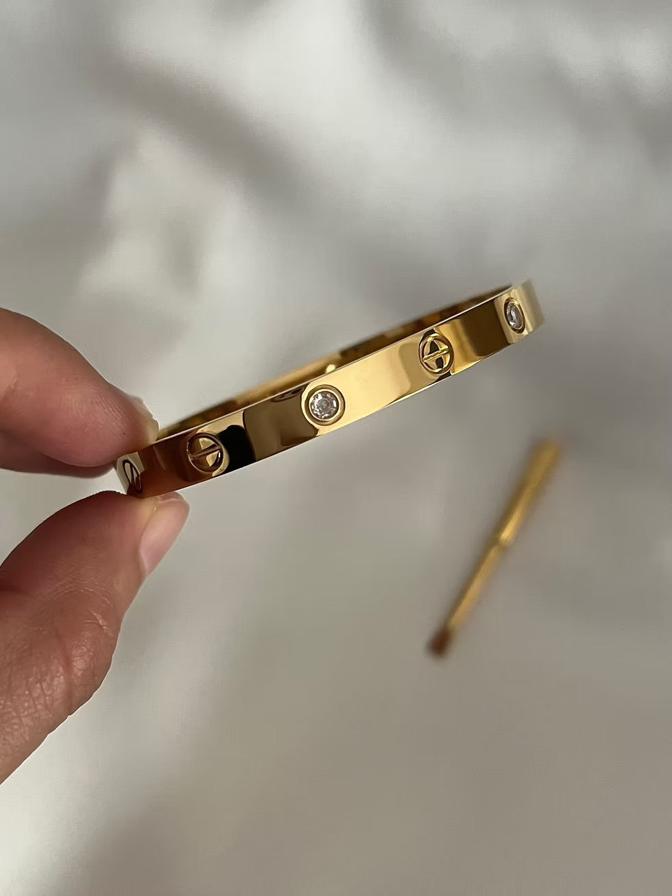 Love Zircon Bracelet (with screwdriver)