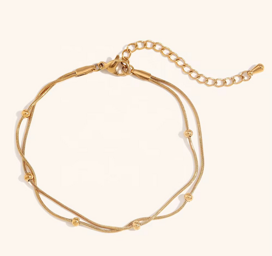 Double Layered Anklet