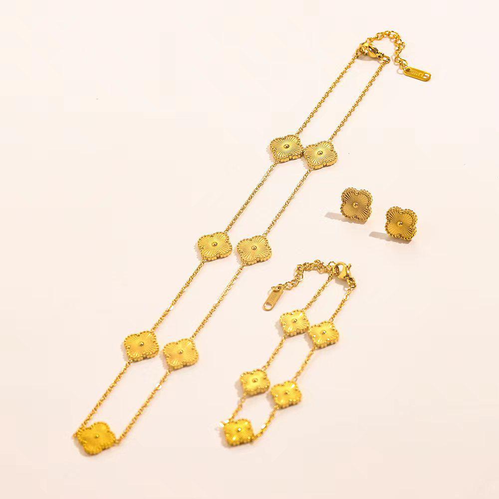 Clover Set - Gold (13mm)