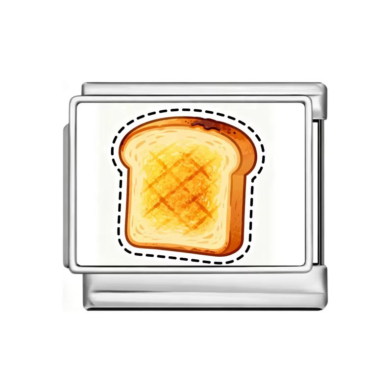 Italian Bracelet Charm - Toast