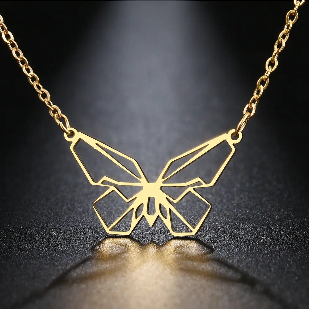 Butterfly Cutout Necklace