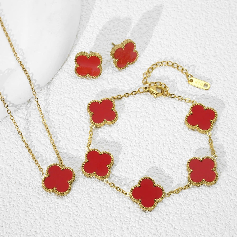 Clover Set - Red