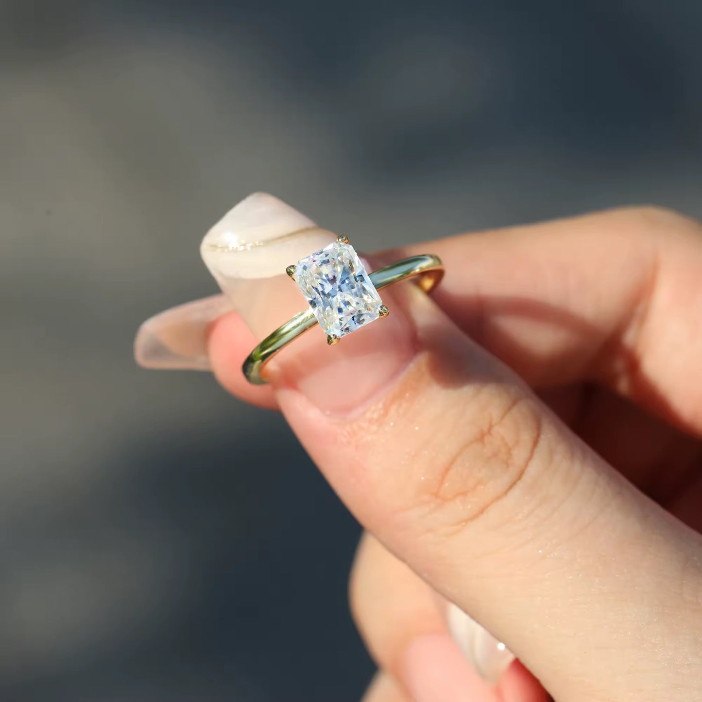 Soleil Solitaire Ring
