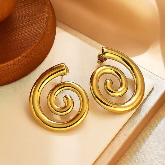 Sherry Spiral Earrings
