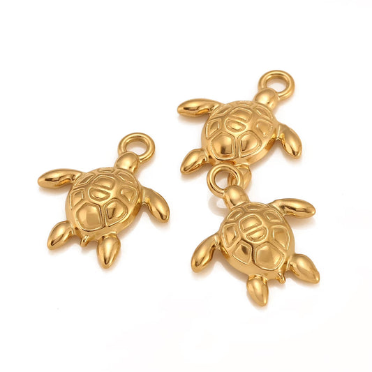 Charm - Patterned Turtle