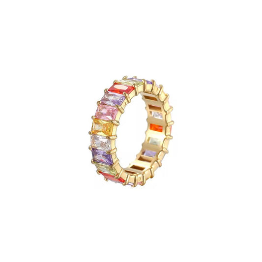 Prism Luxe Rainbow Ring