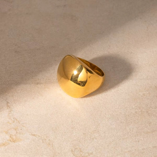 Aria Textured Chunky Ring