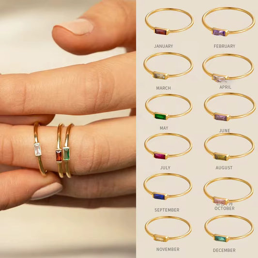 Eterna Birthstone Ring