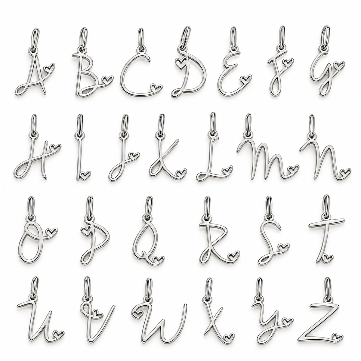 Love letter Initial Pendant