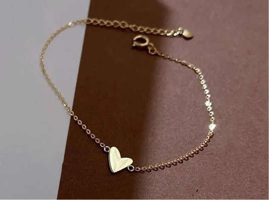 Silver Heart Bracelet