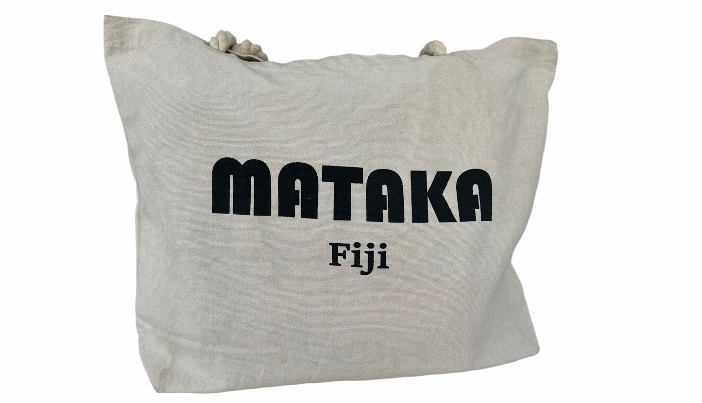 Mataka Fiji Tote - Beige