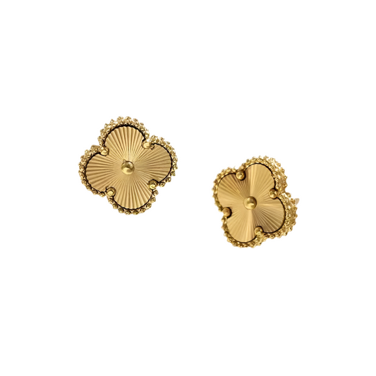 Clover Earrings - 18k Gold plated