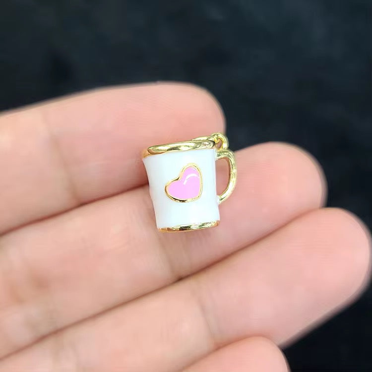 Enamel Charms - Tea Cups