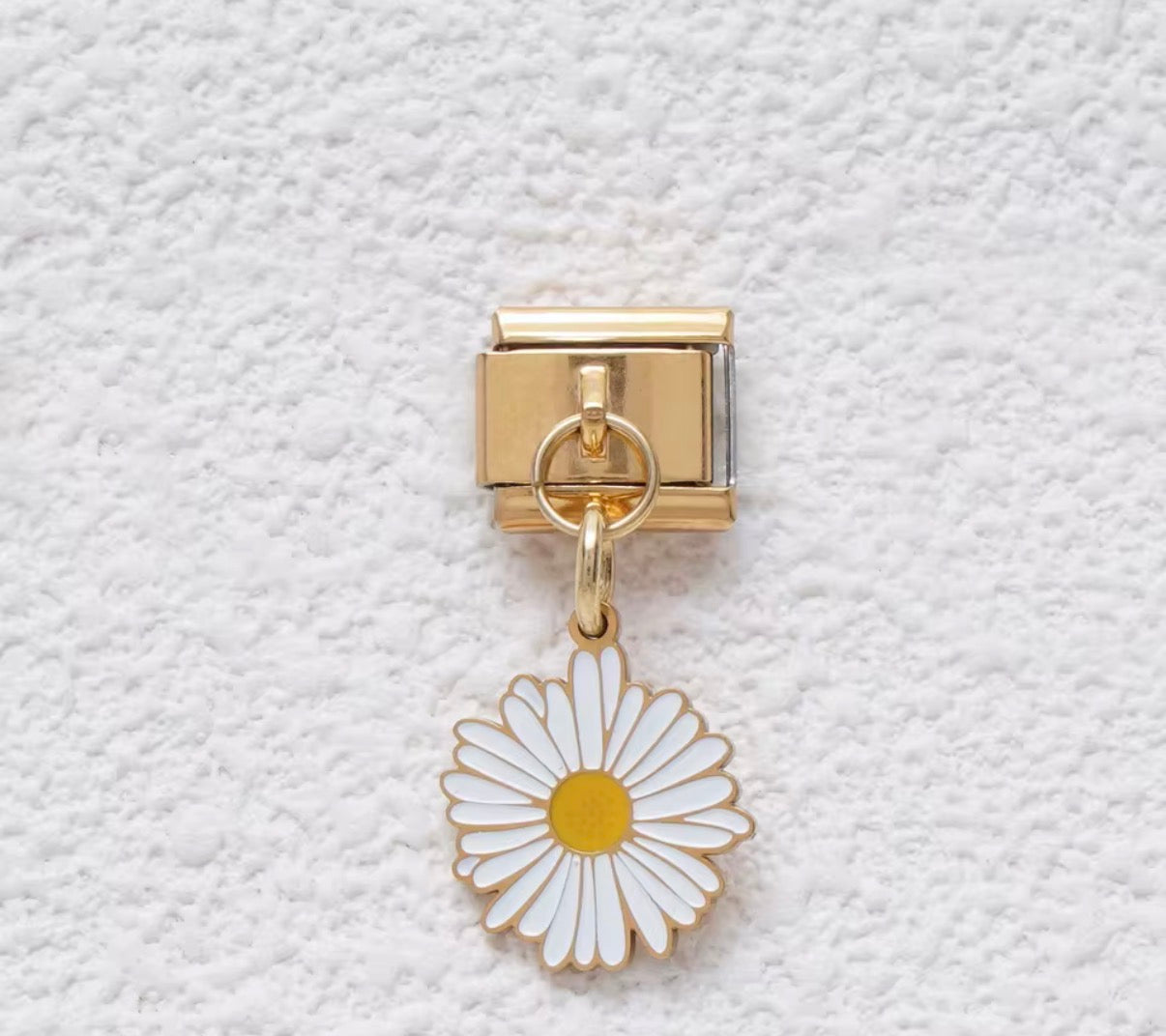 Italian Bracelet Charm- Daisy