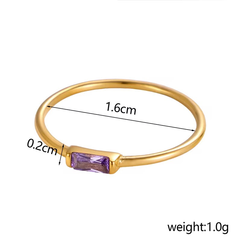 Eterna Birthstone Rings