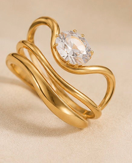 Aurora Wave Ring
