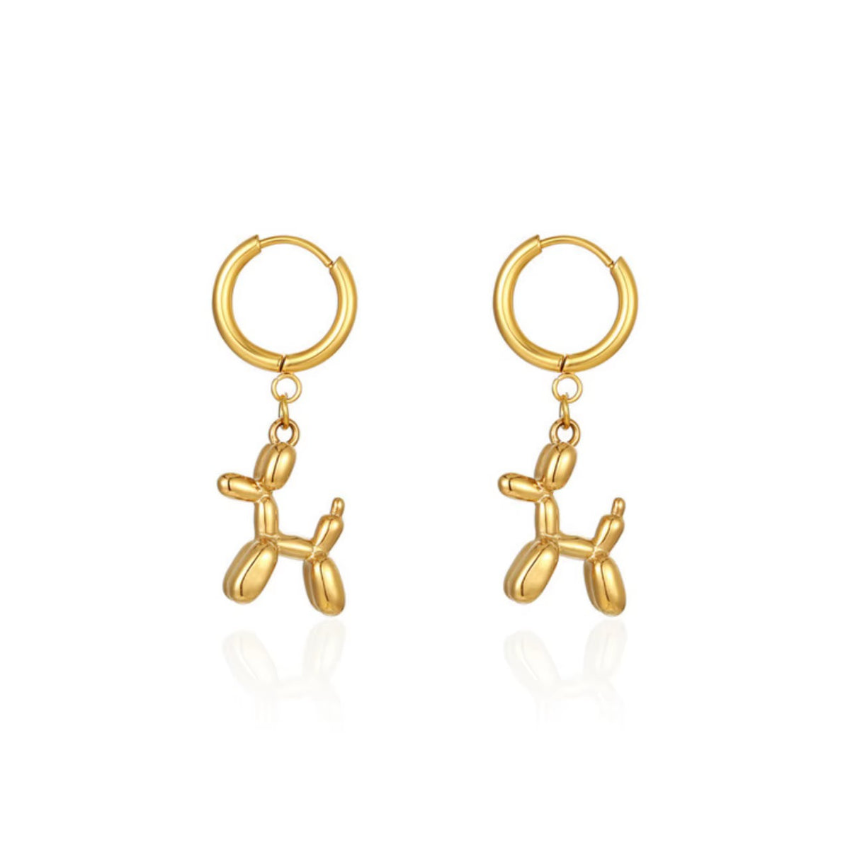 Poppy Balloon Dog Earrings