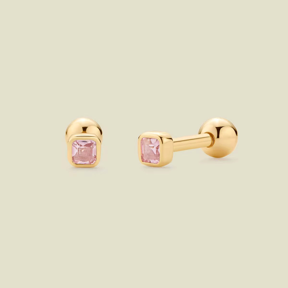 Stellar Dainty Earrings (Birthstone)
