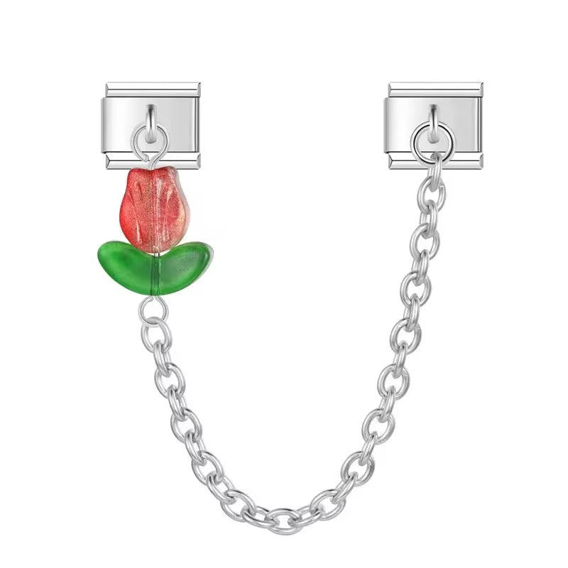 Tulip Charm Connector
