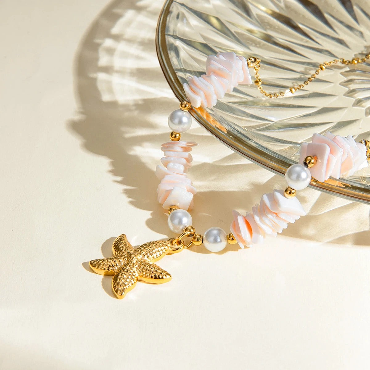 Starfish Shell Necklace