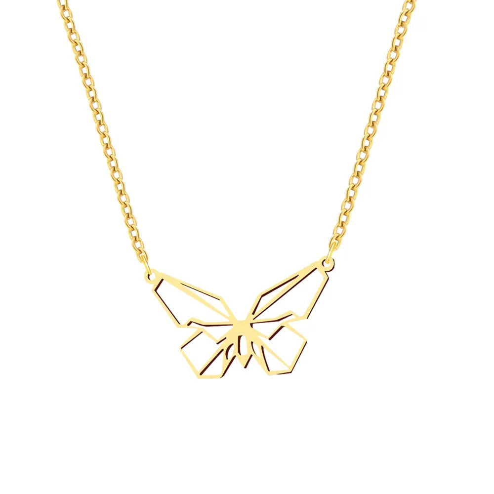 Butterfly Cutout Necklace