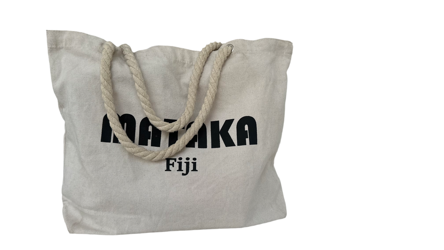 Mataka Fiji Tote - Beige