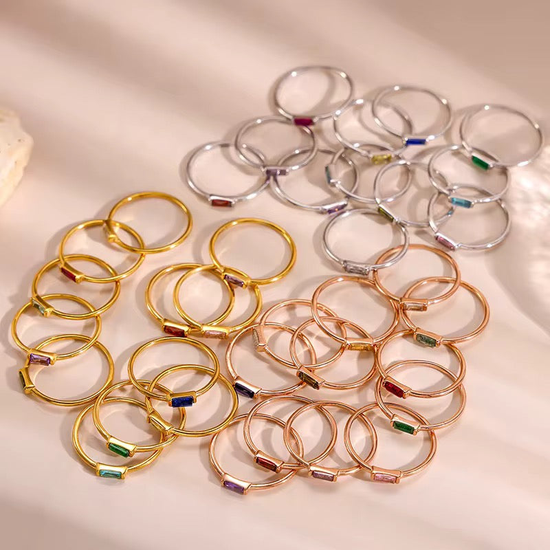 Eterna Birthstone Rings