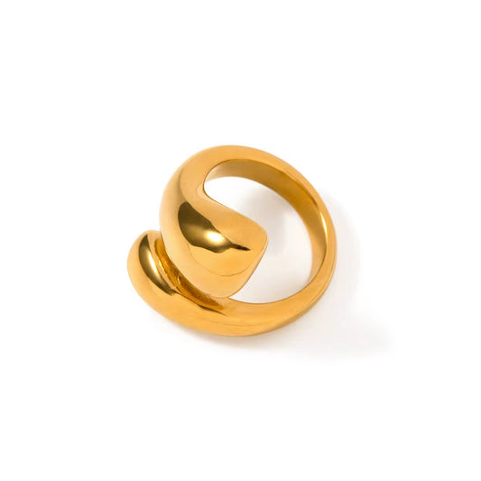 Carol Chunky Spiral Ring