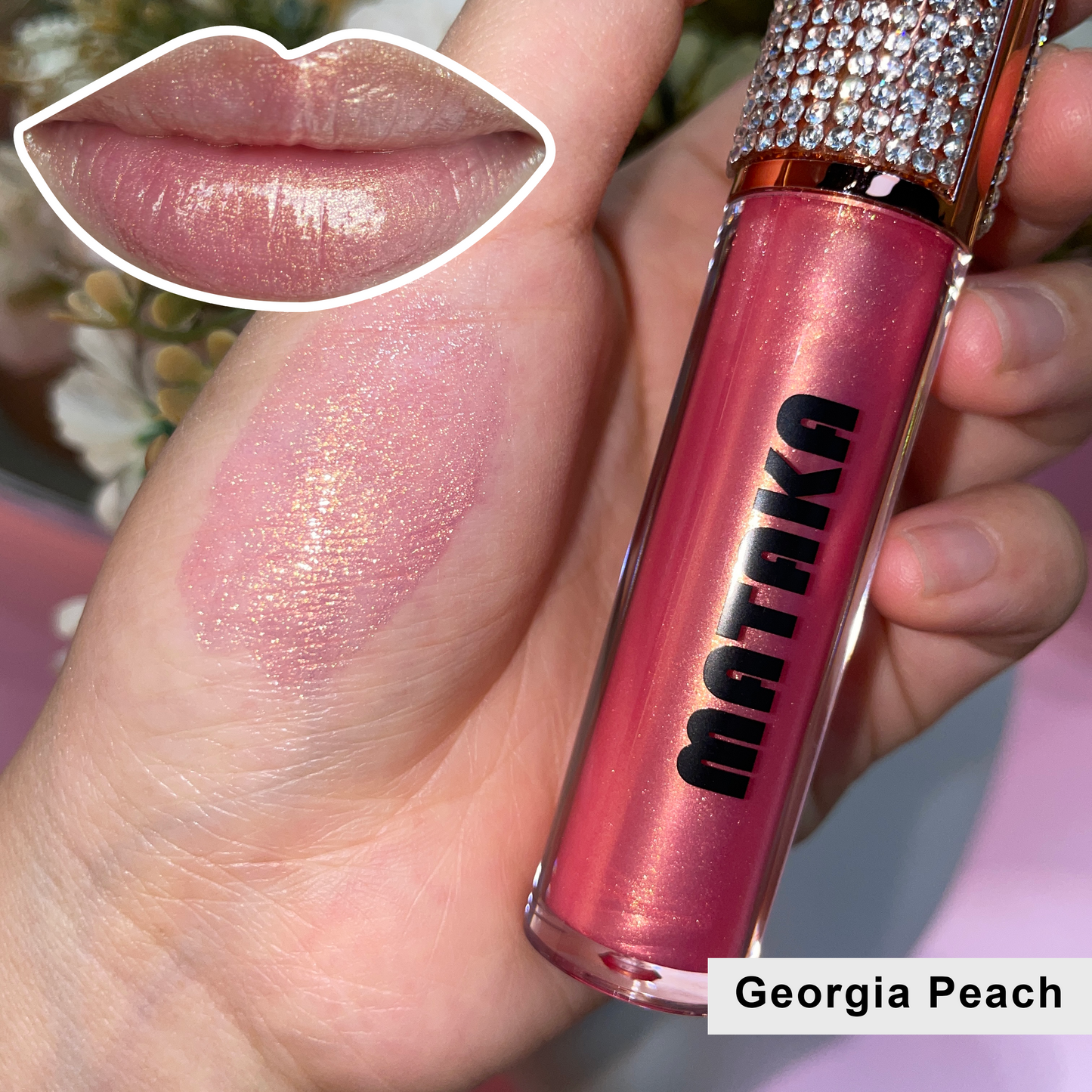 Glitter Gloss - Georgia Peach